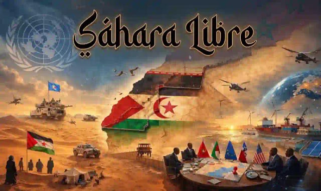 Creación por IA de un mapa del Sáhara asediado por Marruecos
