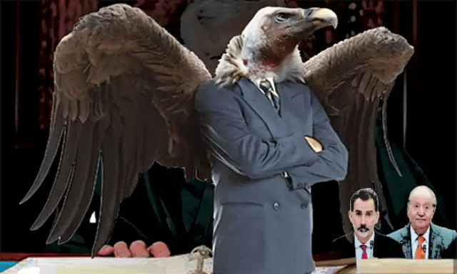 Composición de fondos buitre y monarcas españoles