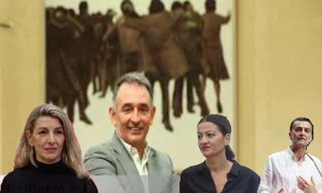 Composición fotográfico líderes izquierda institucional