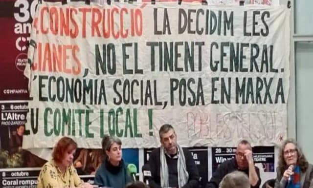 Rueda de prensa de los Comites Locales de Reconstrucción (CLERs)