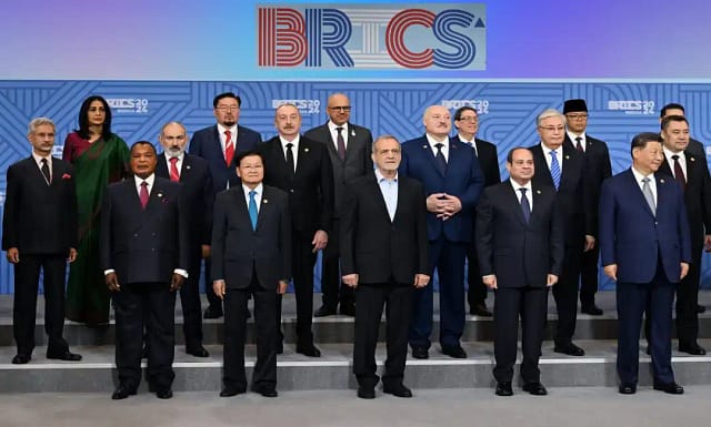 Foto de los integrantes de la Cumbre de los Brics pasada