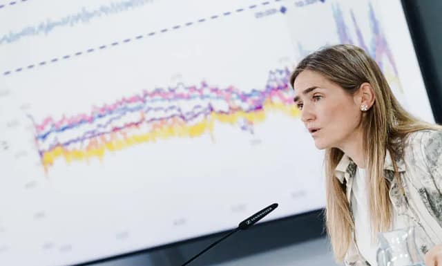 La vicepresidenta tercera y ministra para la Transición Ecológica y el Reto Demográfico, Sara Aagesen - Carlos Luján / Europa Press