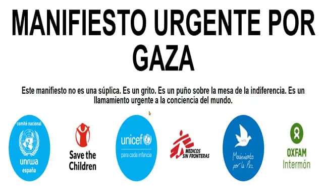 Manifiesto urgente por GAZA. Adhesiones.