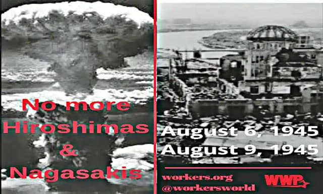 Perspectiva de clase sobre el genocidio de Estados Unidos en Hiroshima y Nagasaki.