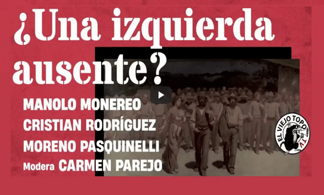 Portada de la publicación del debate sobre la izquierda