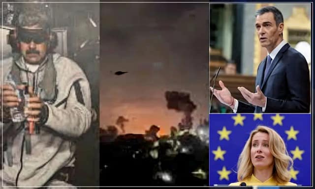 España y la UE validan el bombardeo y el golpe de estado en Venezuela.