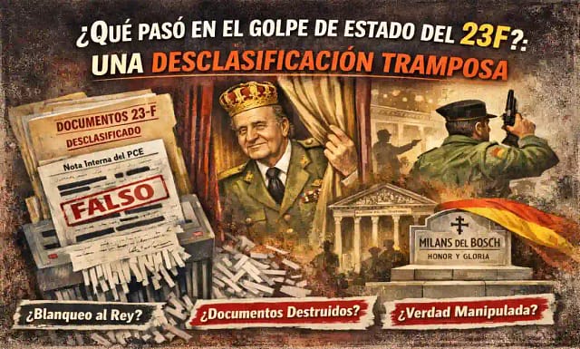 La memoria desclasificada del 23F por el Gobierno Sánchez: sesgada y torticera.