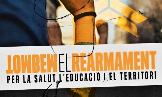 Cartel de la campaña Tomben el rearme