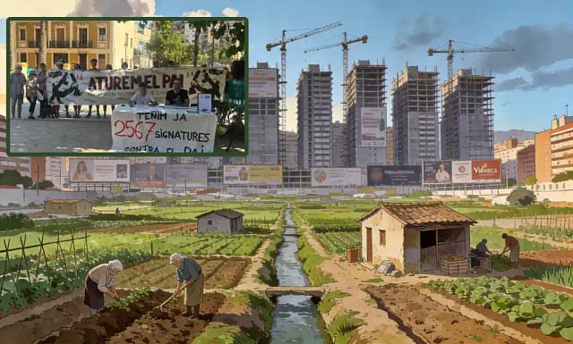 València, en manos del ladrillo: nuevos PAIs y ley del suelo contra la huerta y los barrios populares.