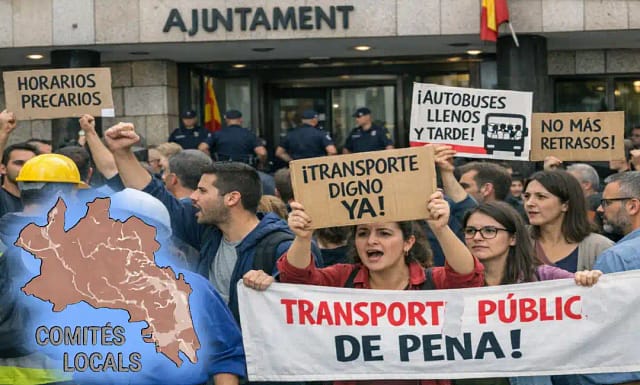 Los Comités Locales de l’Horta exigen a las administraciones competentes un transporte público de calidad.