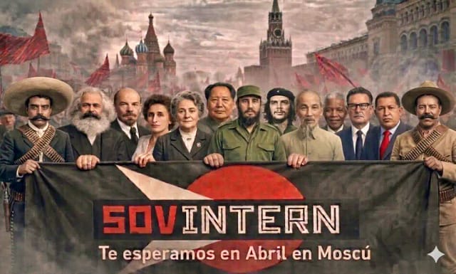 Convocatoria a la Sovintern por el renacimiento del internacionalismo socialista. Moscú, 25-29 abril.