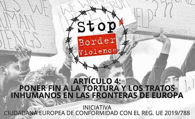 Campaña ¡Alto a la violencia fronteriza en la UE!