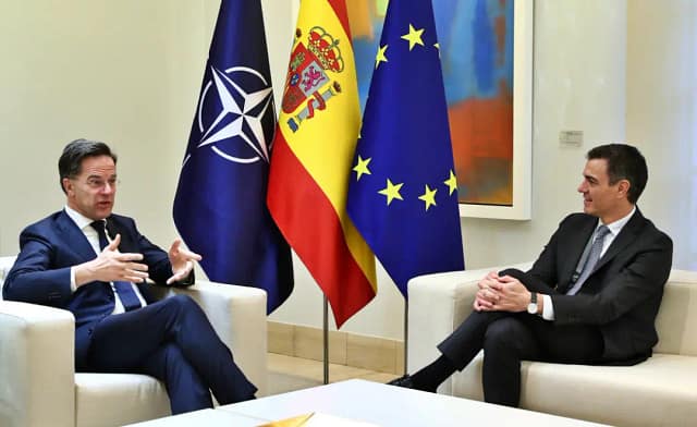Crece el gasto militar comprometido con la OTAN por la coalición PSOE-Sumar (IU/PCE).