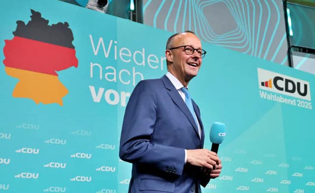 Foto del candidato de CDU Friedrich Merz