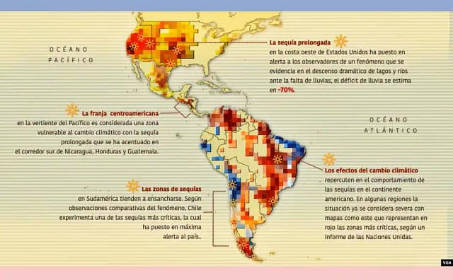 Mapa de América del Sur con indicadores socioeconómicos