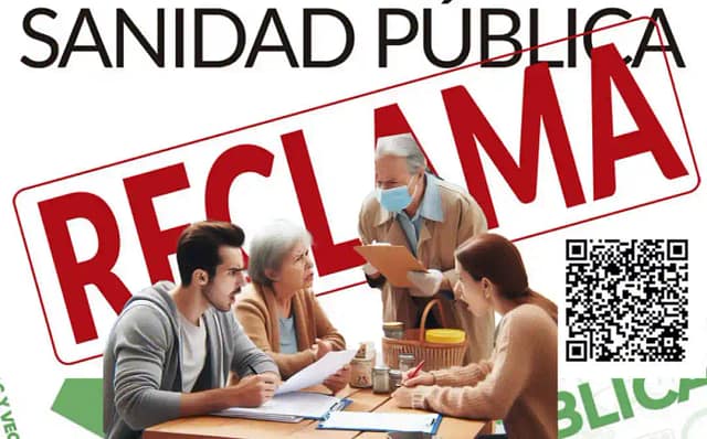 Plataforma vecinal de Barrios y Pueblos de Madrid presenta 30.000 reclamaciones a la Consejería de Sanidad.