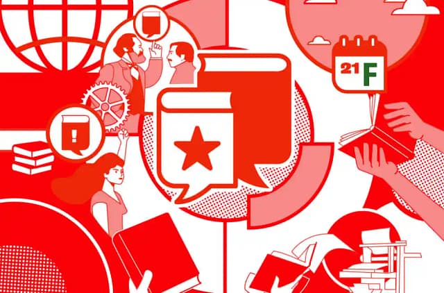 Conmemoración del dia de los libros rojos el 21 de febrero