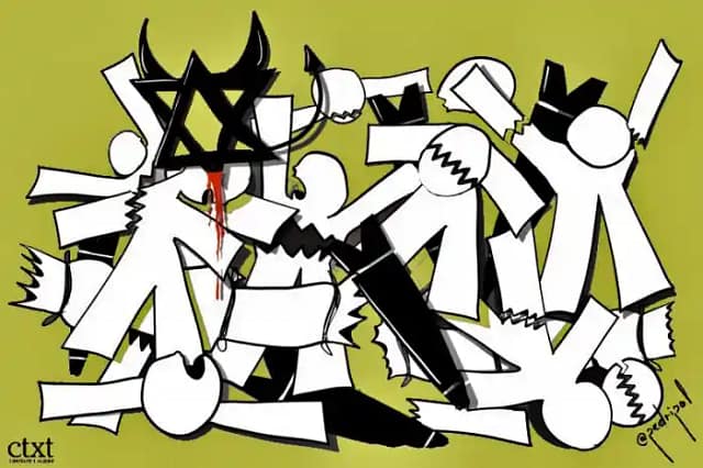 Dibujo firmado y publicado en ctxt