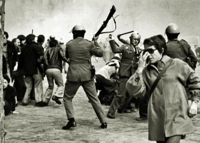 Manifestación en Valencia en 1977