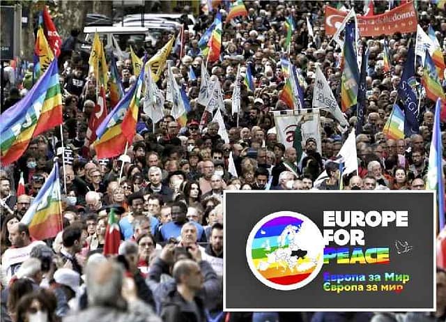 Portada de la web de Europa por la Paz
