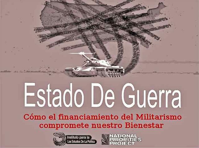 Montaje del Informe sobre Estado de Guerra en EEUU