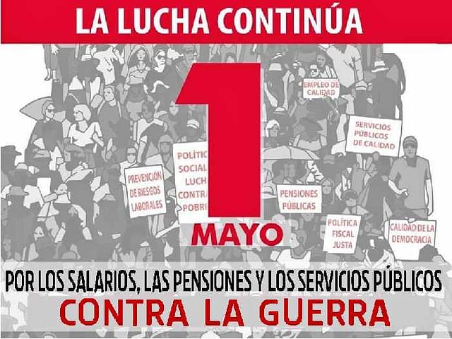 Cartel 1 de mayo de IO