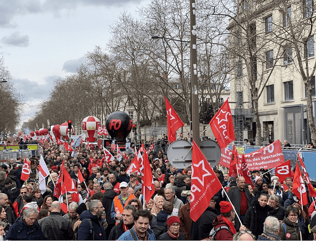 Manifestación en París del pasado 7 de marzo